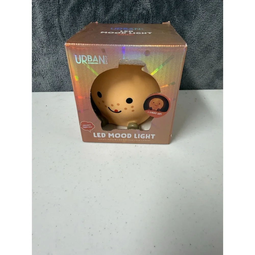 Urban Shop Peach Figural LED Mood Light